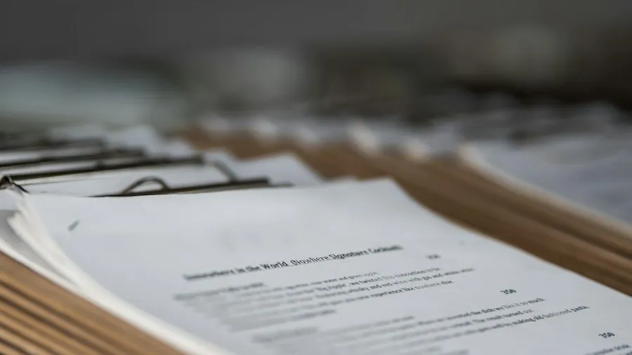 Photo important documents checklist